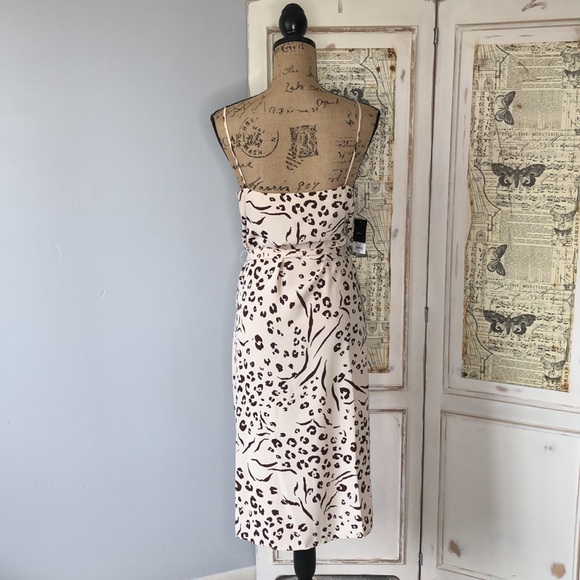 Nine West Belted Slip Dress Sz L NWT - Picture 9 of 16